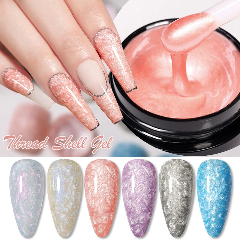 Buy GELLEN Gel Nail Polish Set - Nude Pink White Nail Polish 6 Colors, White  Glitter Gel Nail Art Designs Home Gel Polish Manicure Set Online at  desertcartINDIA
