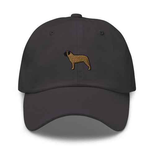 English Mastiff Dog Embroidered Baseball Cap Cotton Adjustable Dad Hat - Picture 4 of 9