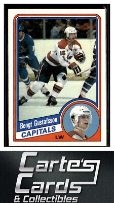 Bengt Gustafsson 1984-85 Topps #144 Washington Capitals SP