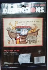 Dimensions "And They Came" Stamped Cross Stitch Kit Size 7" x 5"