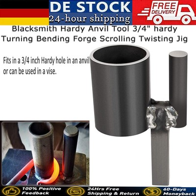 3/4 inch Blacksmith Hardy Anvil Tool Turning Bending Forge Scrolling Twisting