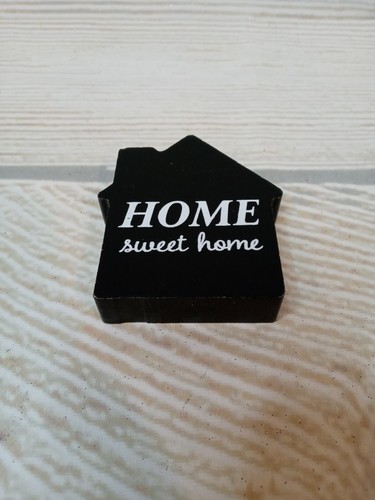 New! Mini House "Home Sweet Home" Wood Block Sign Farmhouse Decor Tier Tray - Picture 5 of 15