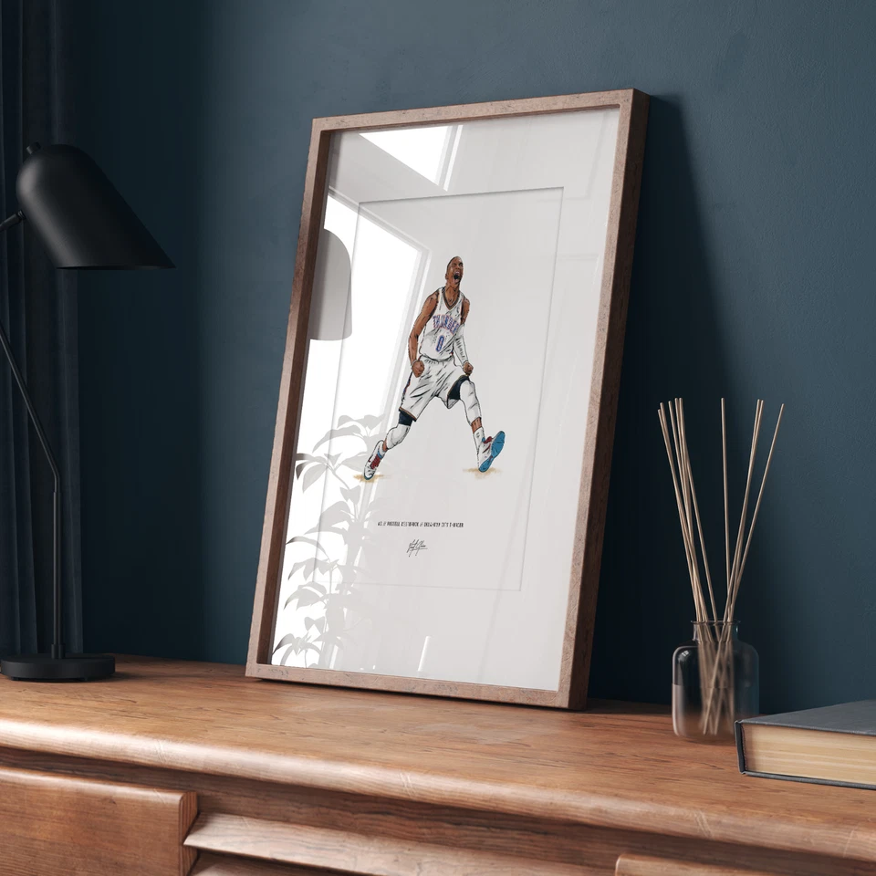 Russell Westbrook Poster Oklahoma City Thunder Basketball 8x10 Print - Image 4 of 4