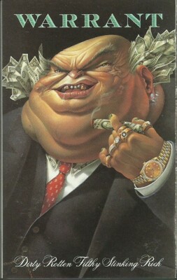 Warrant - Dirty Rotten Filthy Stinking Rich (Cassette, 1989