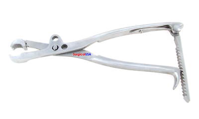 Lambotte Bone Holding Forceps 8.75inch Self Adjusting Jaws with Ratchet