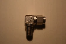  Stainless Steel Elbow Fitting Thread to Tube connection L-10X7.5-PT1/4-SUS