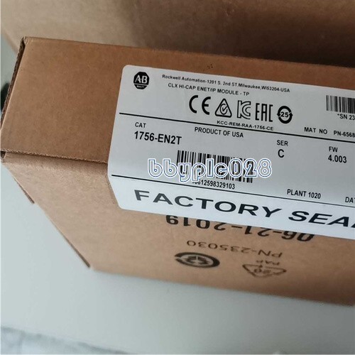New Factory Sealed AB 1756-EN2T SER C ControlLogix EtherNet/IP Module In Box AB