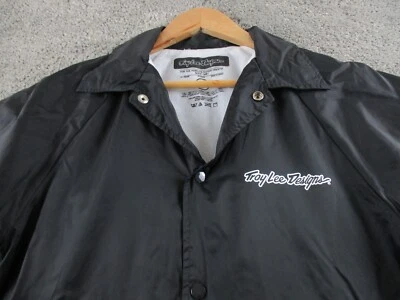 Troy Lee Designs Jacket Small Long Sleeve Zip Up Fleece Lined Motocross Racing - Image 1 of 4
