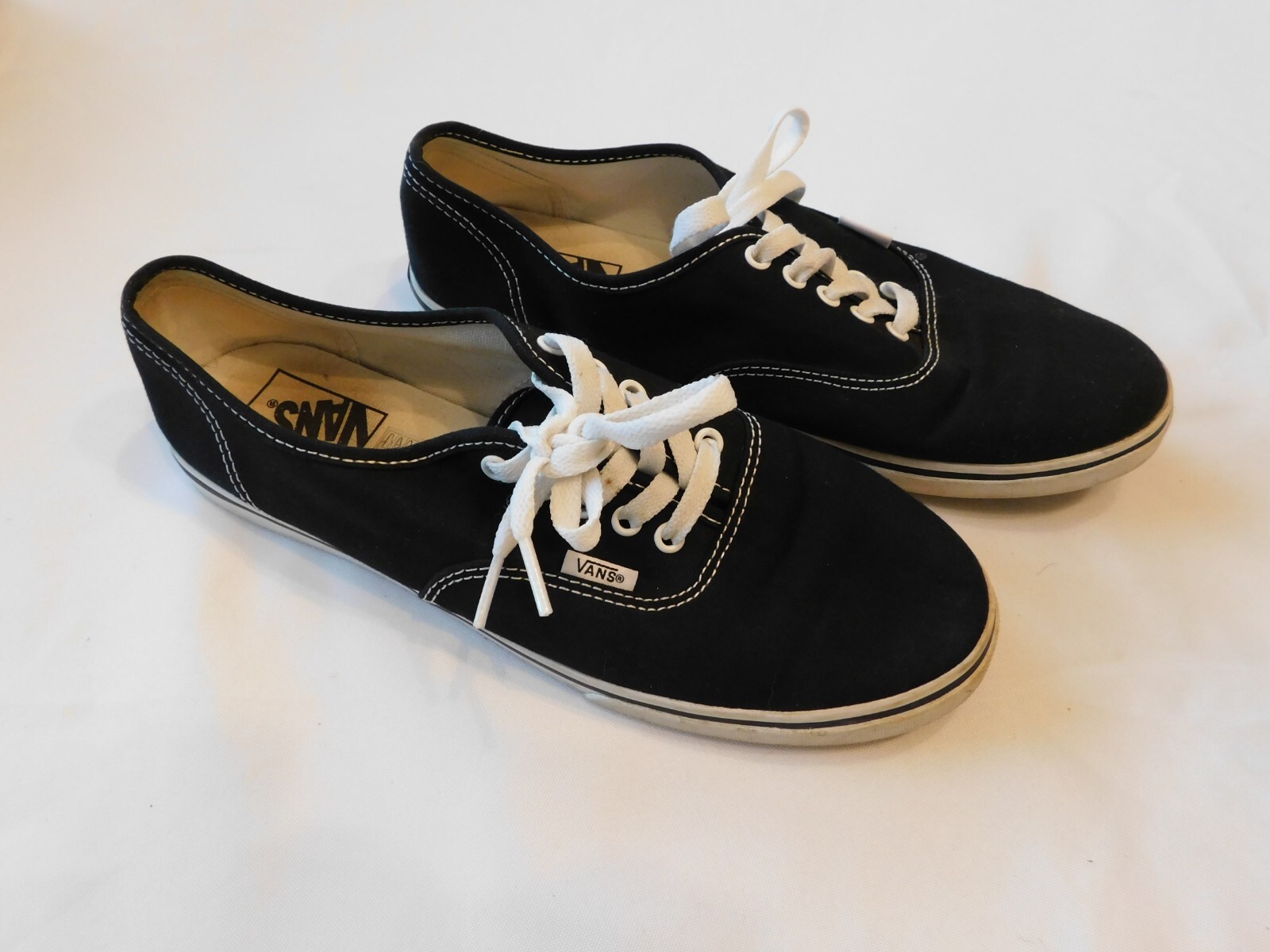 Vans Off The Wall Skateboard Sneakers Black Men 8.5 Women 10