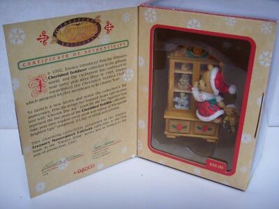 1997 ENESCO Masterpiece Joy Cherished Teddies Christmas Ornament Vintage NIB