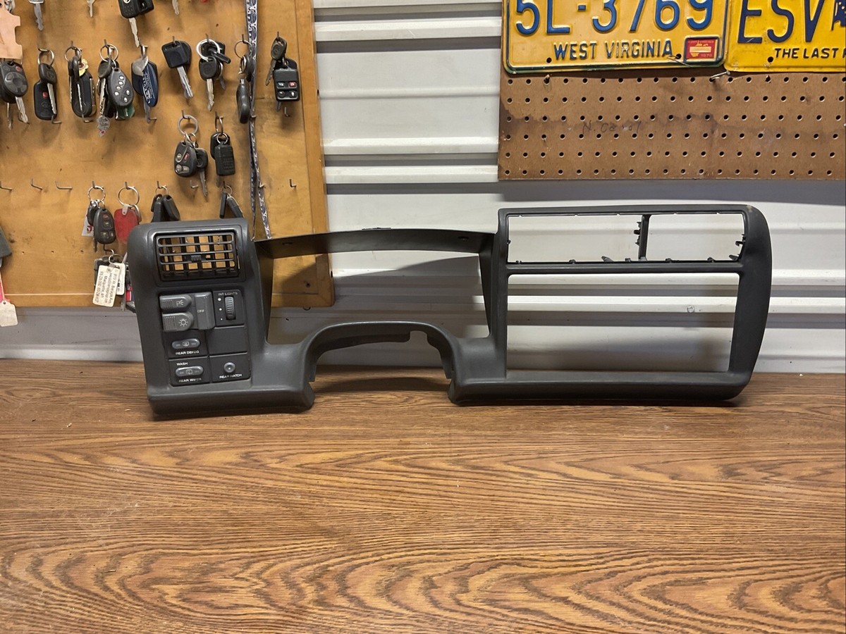 1995-1997 Chevy S10 Blazer GMC Jimmy Cluster Dash Trim Bezel 1995-1997 Chevy S10 Blazer GMC Jimmy Cluster Dash Trim Bezel