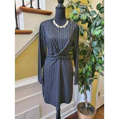 No Comment Front Twist Knit Secretary Dress Size XL