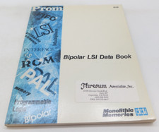 Monolithic Memories Bipolar LSI Data Book 1980 Paperback vtg computer book