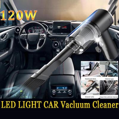 ღ 120W Cordless Handheld Vacuum Cleaner Small Mini Portable Car Auto Cleane O6J3