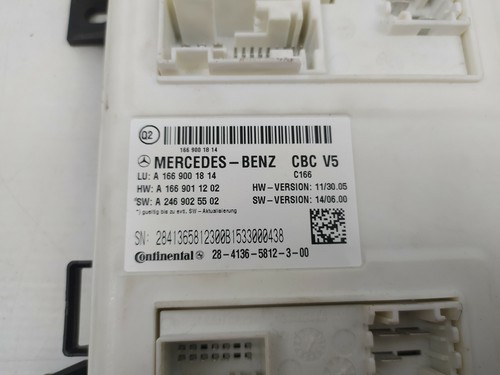 MERCEDES W166 X166 GL CLASS / FRONT SAM UNIT A1669001814 A1669011202 A2469025502 - Picture 2 of 7