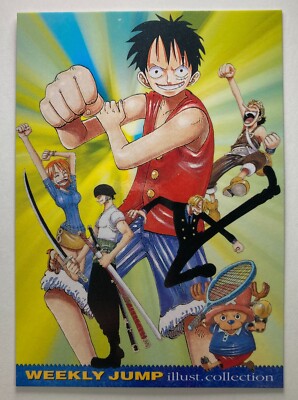 WJカードWEEKLY JUMP illust collection ONE PIECE. Weekly Shonen Jump 2001 illust Collection Card Japanese