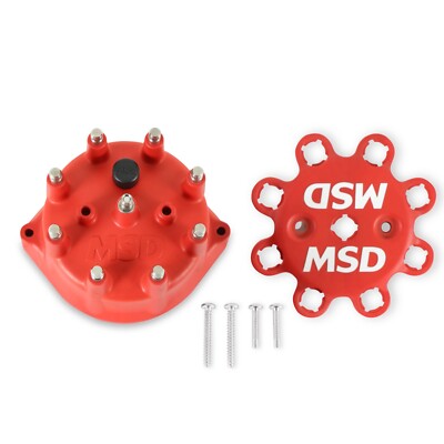 MSD 8431 Red Distributor Cap Fits PN 8570 PN 8545 And PN 8546