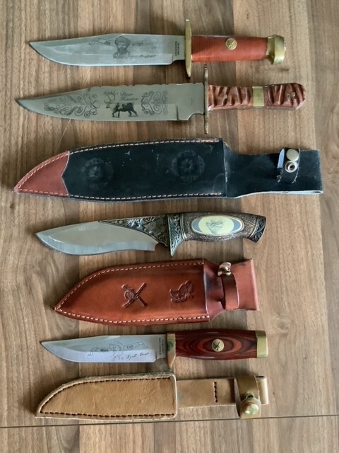 Bowie Knife Knives Hunting Deer Hunter Wyatt Earp Jim Bridger Wild