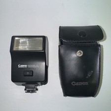  MINT Canon Speedlite 188A Shoe Mount Flash W/Case Missing Battery Door