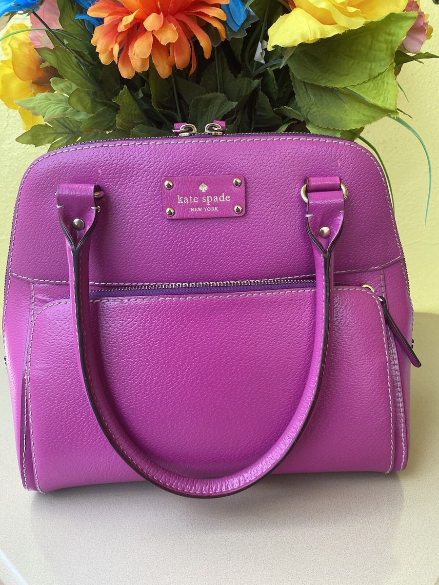 Kate Spade Hot Pink MAEDA Leather Shoulder Bag