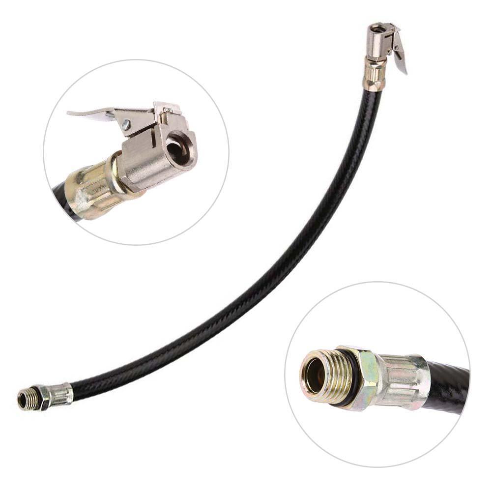 Bicycle Pumps Extension Hose 300psi Schraders Valve Inflators Tube Pipe