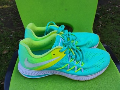Nike Winflo 3 Hyper Turquoise/White Volt Womens Size 8.5 Athletic 831562-300