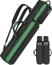 Pool Cue Case, Pool Stick Case 4X5 with Multiple Pockets Holds 4 Butts 5 Shafts,