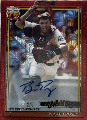 2026 Topps Series 1 Buster Posey 1991 Autograph Gold /50 SP Giants
