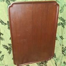 Colonial Williamsburg Virginia Metalcrafters Mahogany Queen Anne Tea Tray 13x18