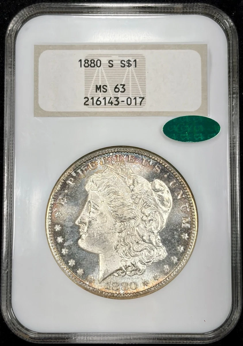 MS 63 Graded 1880 Year Morgan US Dollars (1878-1921) for sale | eBay