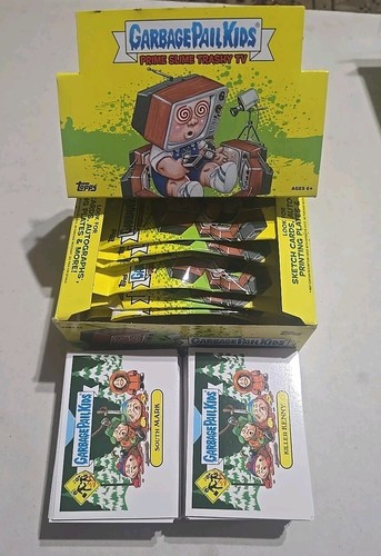 GARBAGE PAIL KIDS 2016 PRIME SLIME TRASHY TV COMPLETE 220-CARD SET+ ...