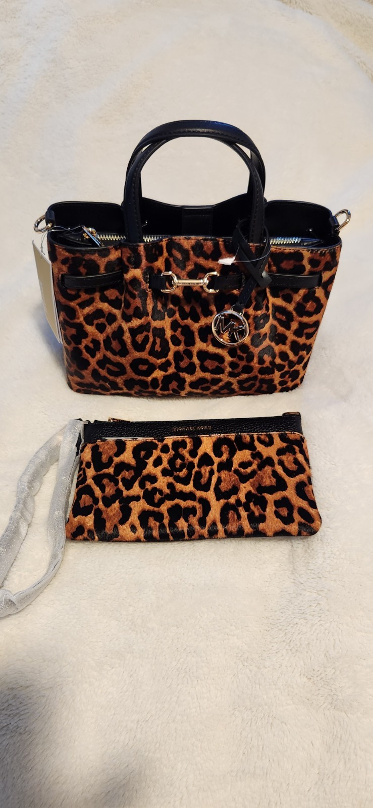 Michael Kors Handbag and Matching Wristlet