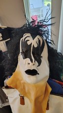 Banda de Beso Gene Simmons Máscara de Látex Juegos con disfraces Máscara Fiesta de Halloween Disfraz utilería