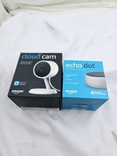 NEW Amazon Echo Dot 3rd Gen Smart Speaker with Alexa And Amazon Cloud Cam