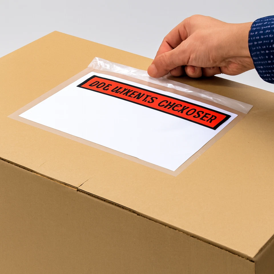 100 DOCUMENT ENCLOSED PLAIN WALLETS/ENVELOPES 125 X 95+15MM - Image 2 of 2