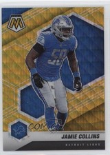 2021 Panini Mosaic Gold Wave Mosaic Prizm 7/17 Jamie Collins #78 1m1a