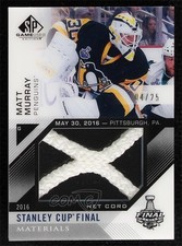 2016-17 SP Game Used Stanley Cup Finals Net Cord 4/25 Matt Murray (Game 1) 0c3
