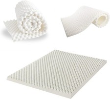 1-Inch Convoluted High Density Foam Mattress Topper CertiPUR-US Certified