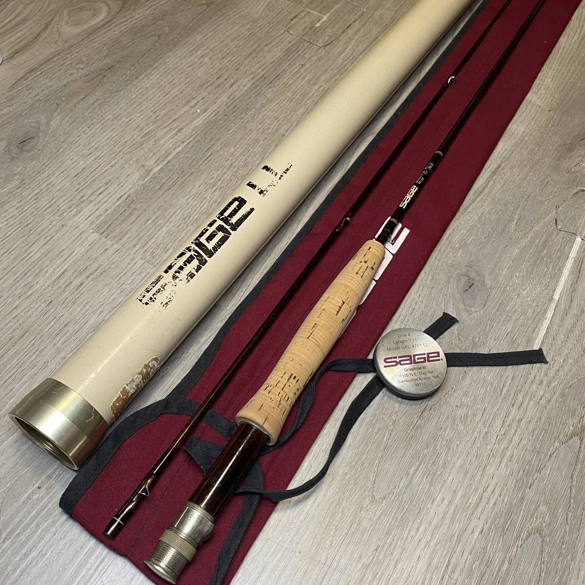 SAGE Graphite Fishing Rods Fly Fishing Rod 4 wt Line Weight