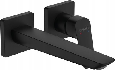 Hansgrohe Logis Fine EcoSmart 71256670 Wandarmatur für Waschtische, schwarz