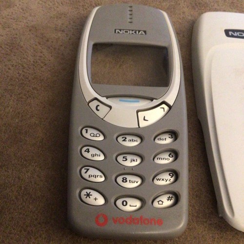 Genuine Original Nokia 3310 3330 Housing Front Fascia Case, Battery Cover Keypad - Zdjęcie 3 z 5