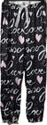 Womens Black Pink & White Pyjama Bottoms Size L