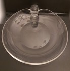 Steuben 8 in round bowl with snall scroll  handle.  MCM vintage.    VGUC — photo 1