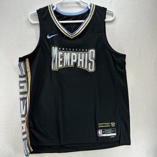Memphis Grizzlies Nike Basketball Jersey Men 2XL Black NBA City Edition Swingman