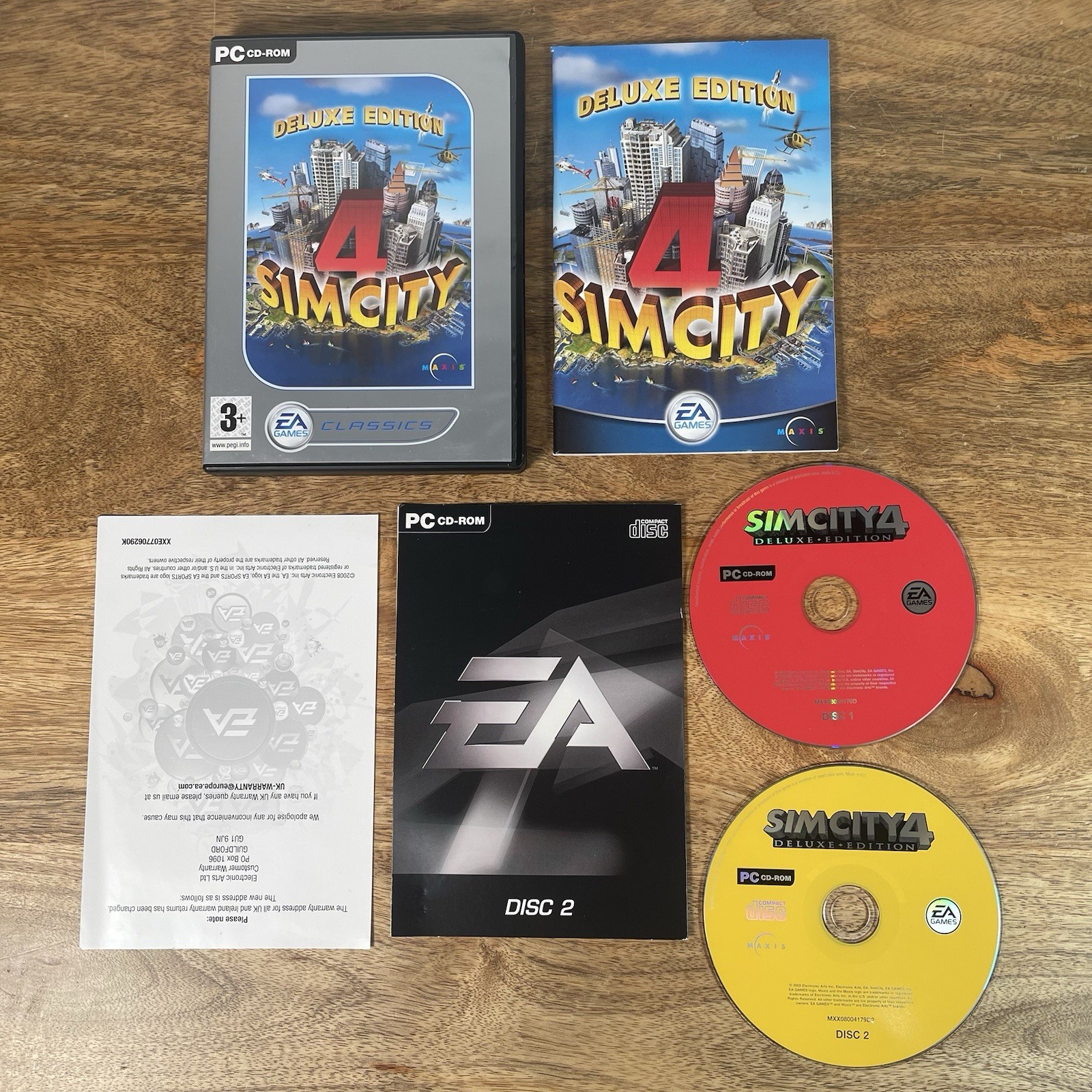 Sim City 4 Deluxe Edition Game EA Classics PC CD-ROM City Construction Simulator