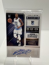 2018-19 Panini Contenders Draft Picks AUTO Jared Terrell - Rhode Island Rams