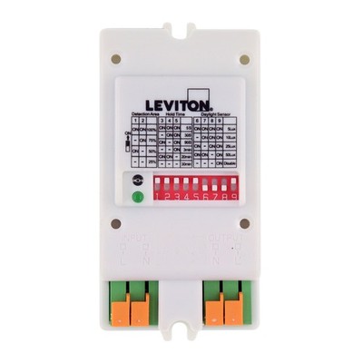 LEVITON OSM3D-V1W OCCUPANCY SENSOR, MICROWAVE, SURFACE MOUNT, 120-277V, WHITE