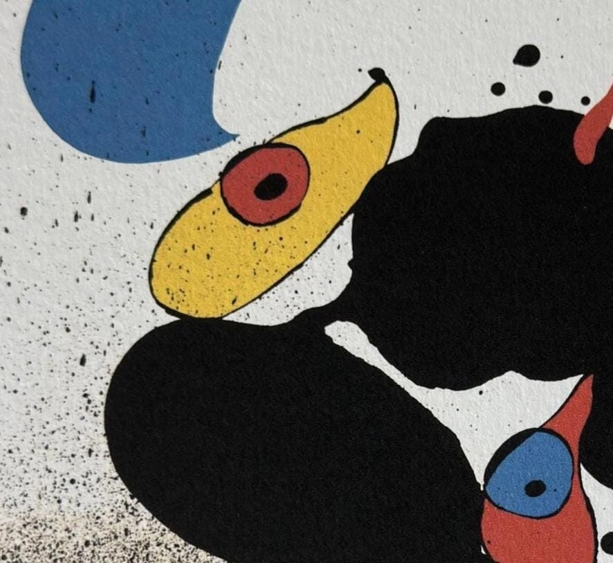 Joan Miró Lithografie Druck Limitierte Auflage Signiert & Nummeriert - Bild 3 von 4