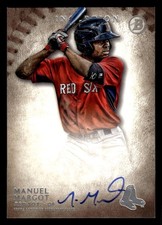2015 BOWMAN INCEPTION MANUEL MARGOT PA-MM MINT AUTOGRAPH BASEBALL BOSTON RED SOX