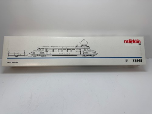 Märklin 33865, SBB RBe 2/4 ,,Roter Pfeil" mit Anhänger, Delta/Digital, H0, OVP | Zustand: Gebraucht